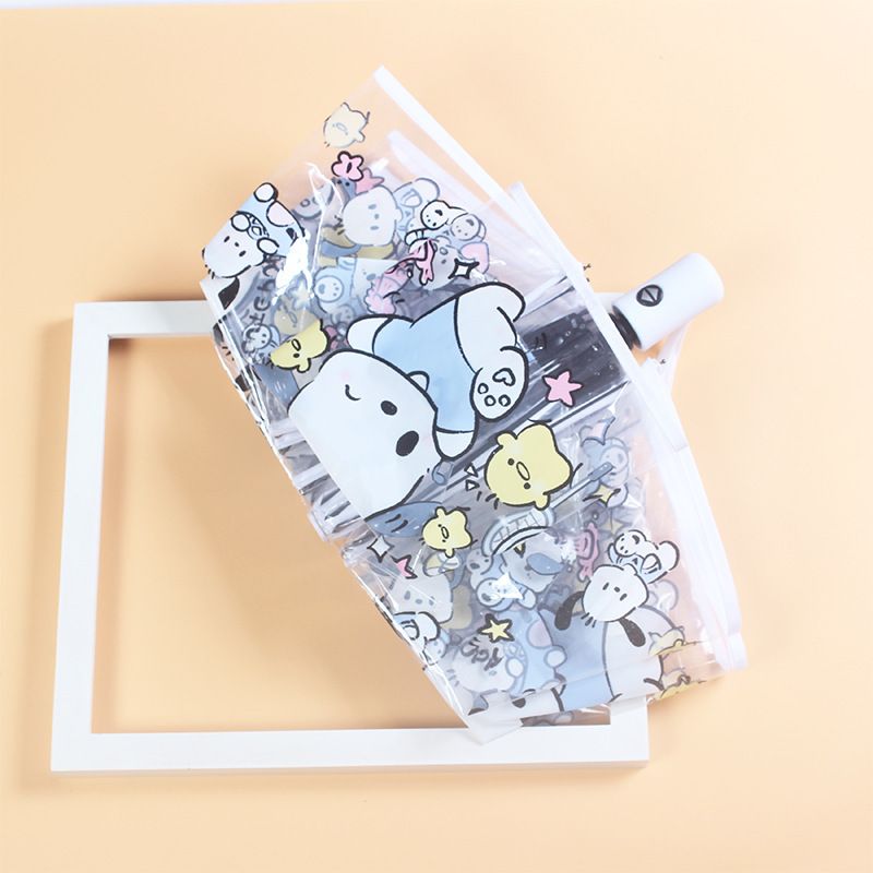 🌈【角色聯名透明自動傘｜下雨天也要可愛在一起☔】快速出貨