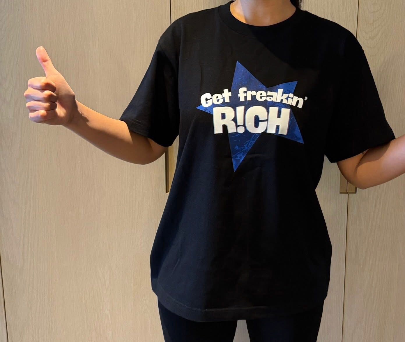 2025秋季限量T-shirt Get freakin RICH