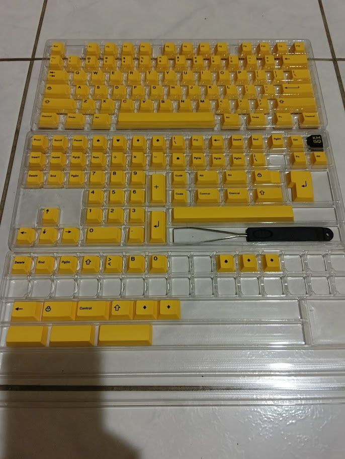 KCPMASTER 黃色 鍵帽