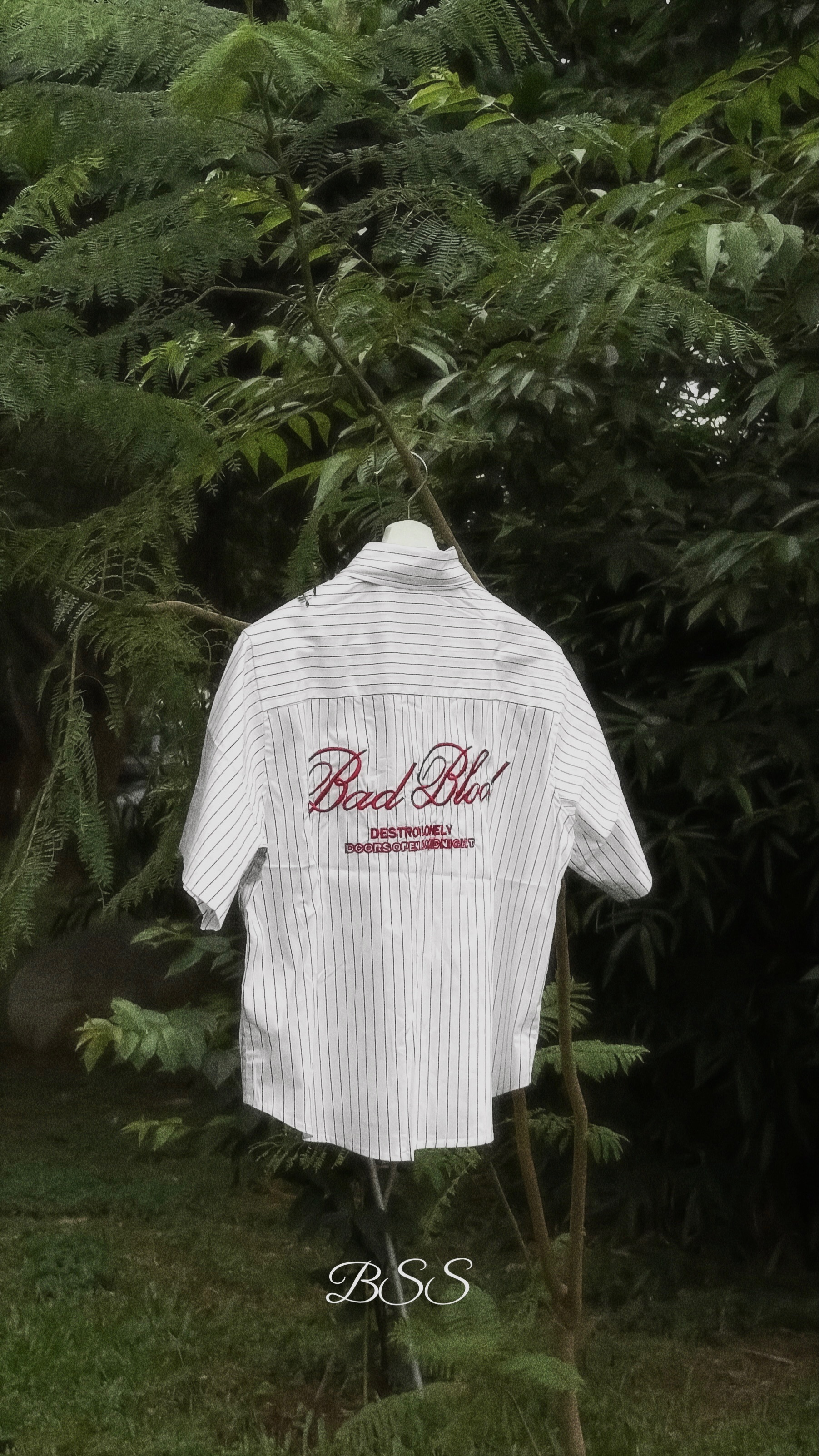 [BSS] 預購 美式復古條紋短版襯衫 boxy fit