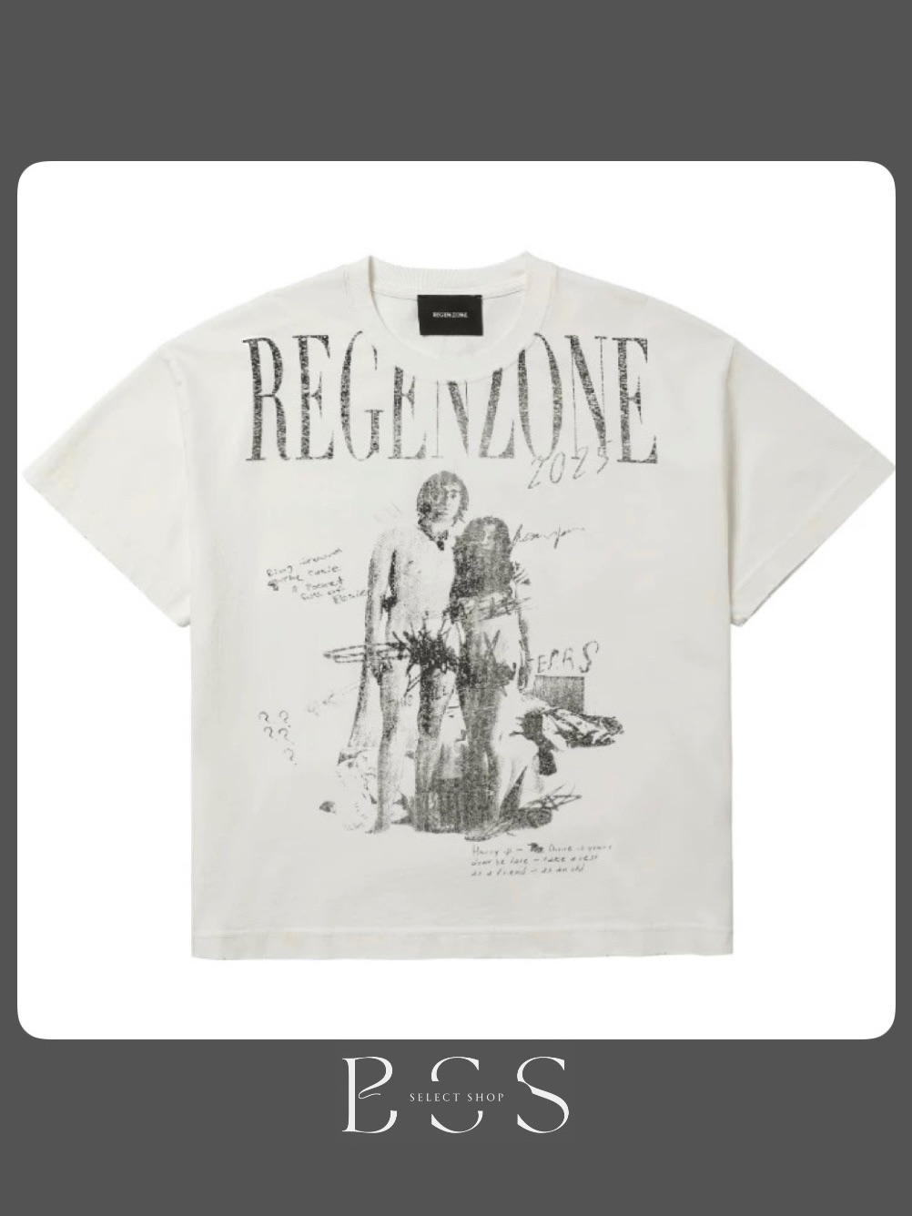 [BSS] 預購 珍珠白做舊破壞短袖 Vintage Boxy T-SHIRT