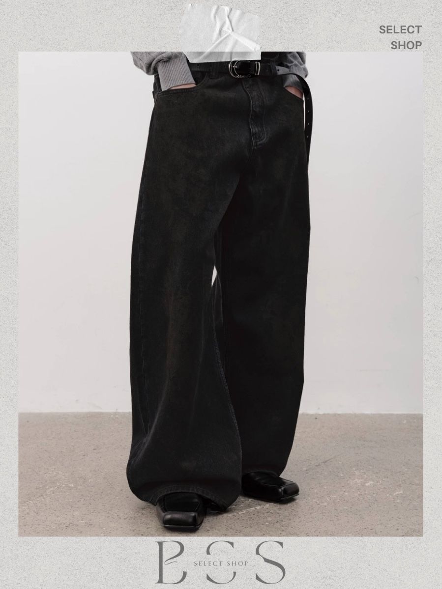 [BSS] 預購 做舊水洗黑泥染丹寧褲 VINTAGE DENIMS 12OZ丹寧