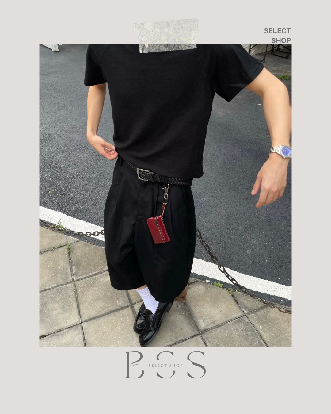 [BSS] 預購 廓形打摺七分褲