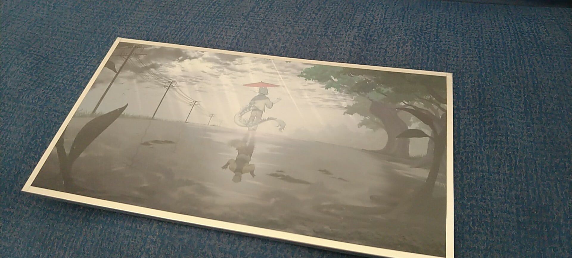 《泥中に咲く》色紙