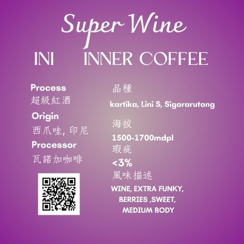 2025 印尼精品咖啡生豆 瓦諾加 超級紅酒