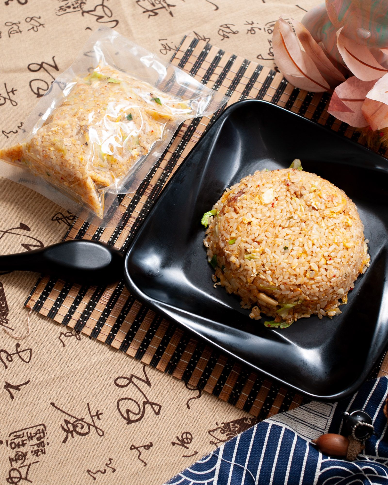 泡菜豬肉花椰菜米炒飯（70%花椰菜米）