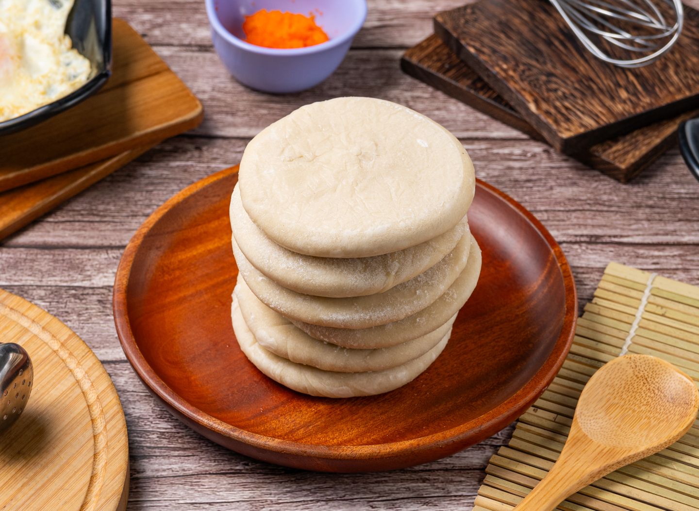 手工肉夾饃餅胚六片裝