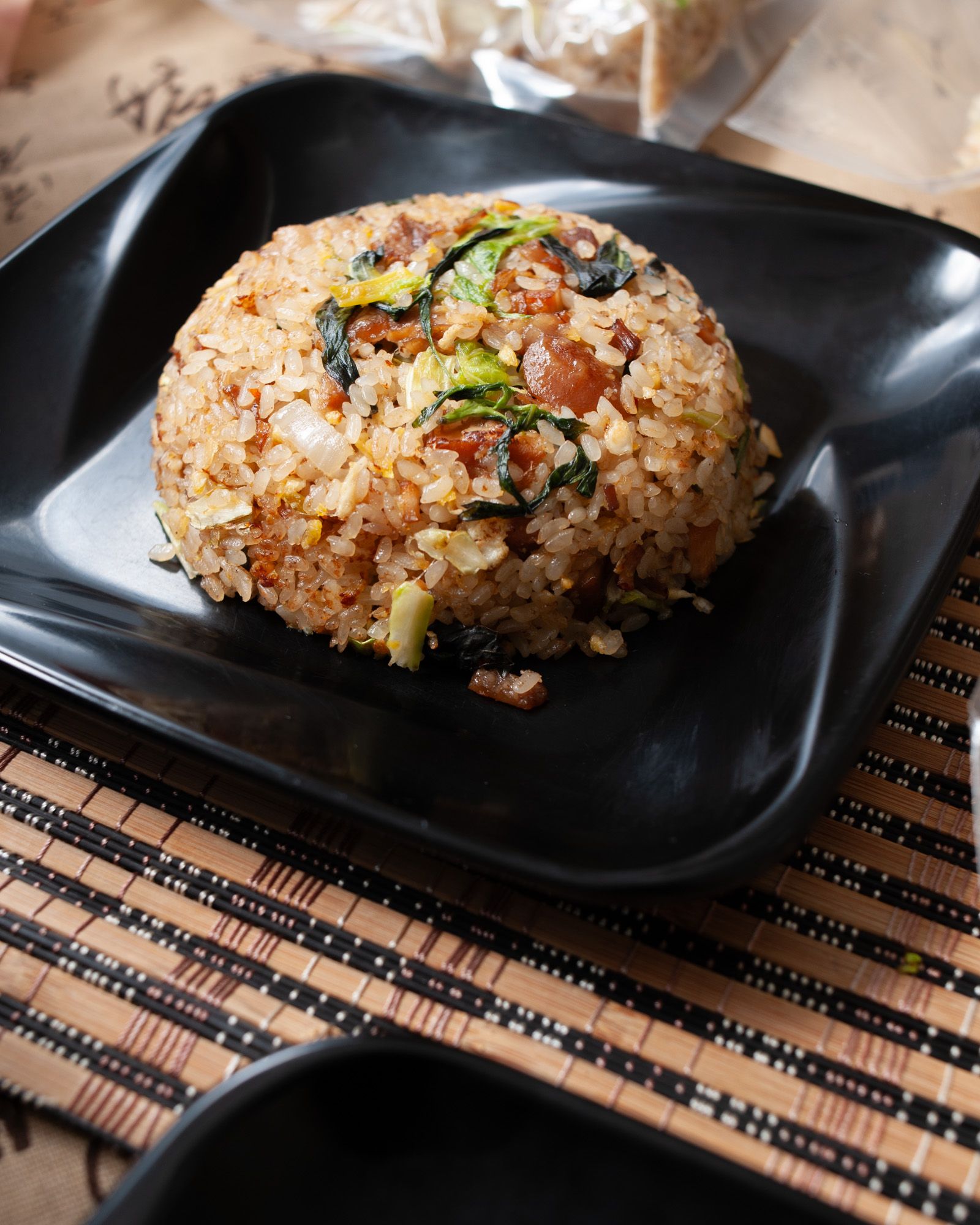 九層塔鹹豬肉炒飯（正常白飯版）