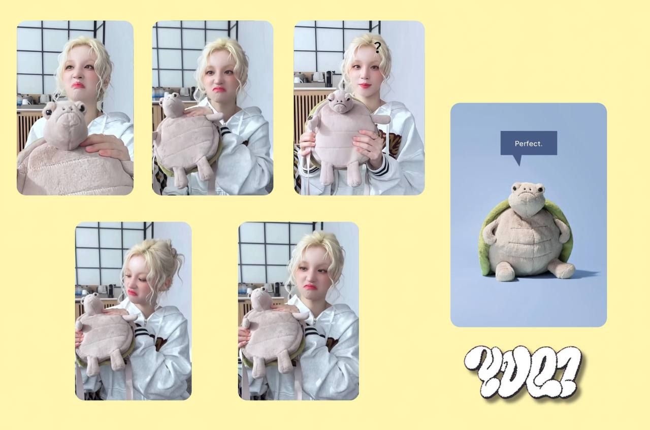 現貨-烏龜YUQI亮面自印小卡🐢