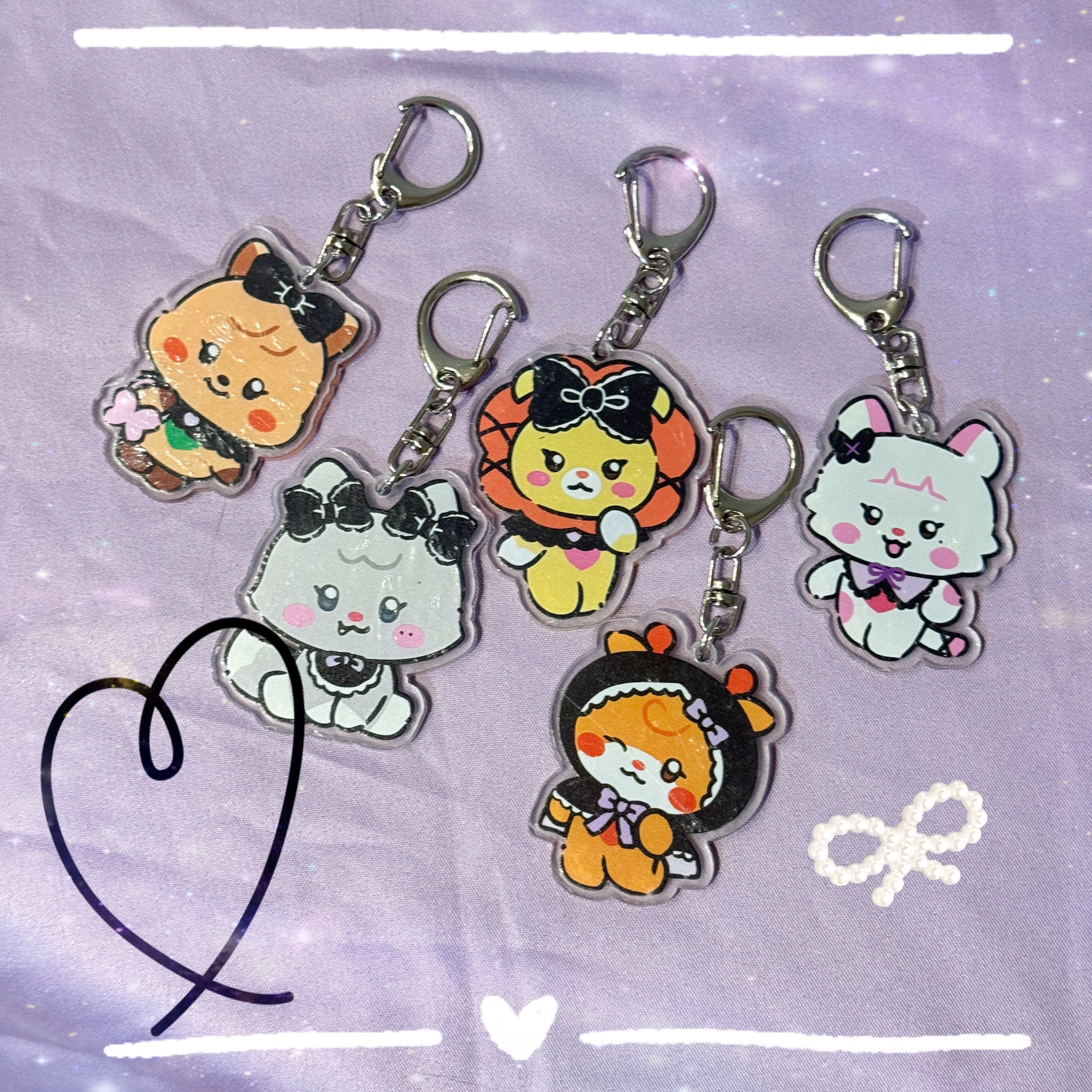 現貨i-dle*飯制鑰匙圈