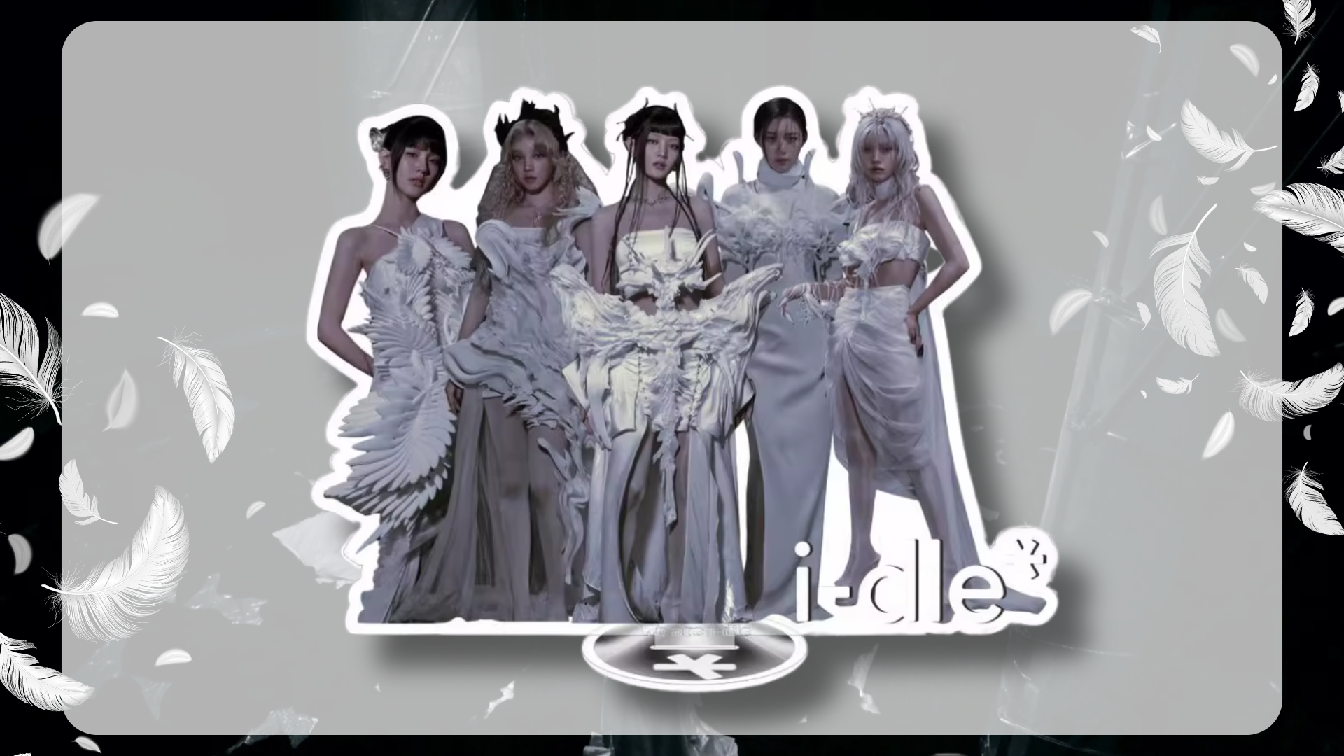 現貨-迷八前導風格 神女造型🖤桌面立牌