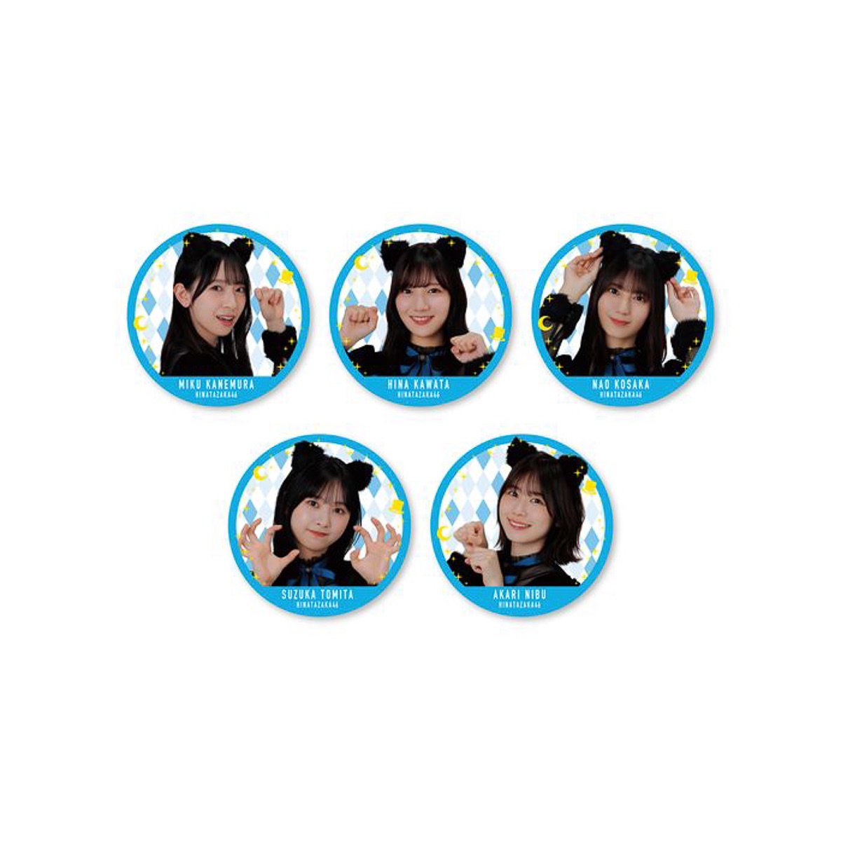 【缶バッジ】日向坂46 徽章：二期生