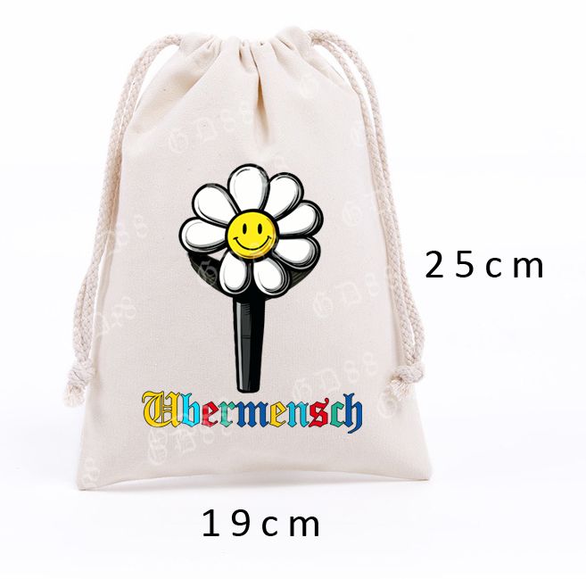 G-Dragon 權志龍手繪大手燈帆布束口袋 （附長背帶）