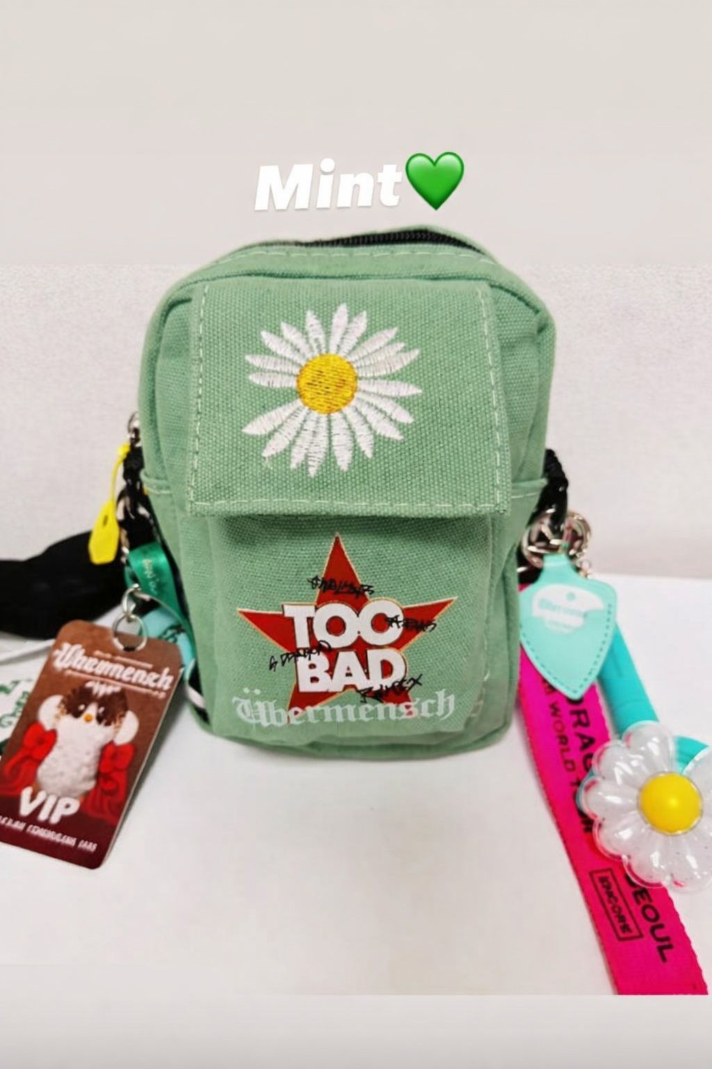 刺繡雛菊帆布包