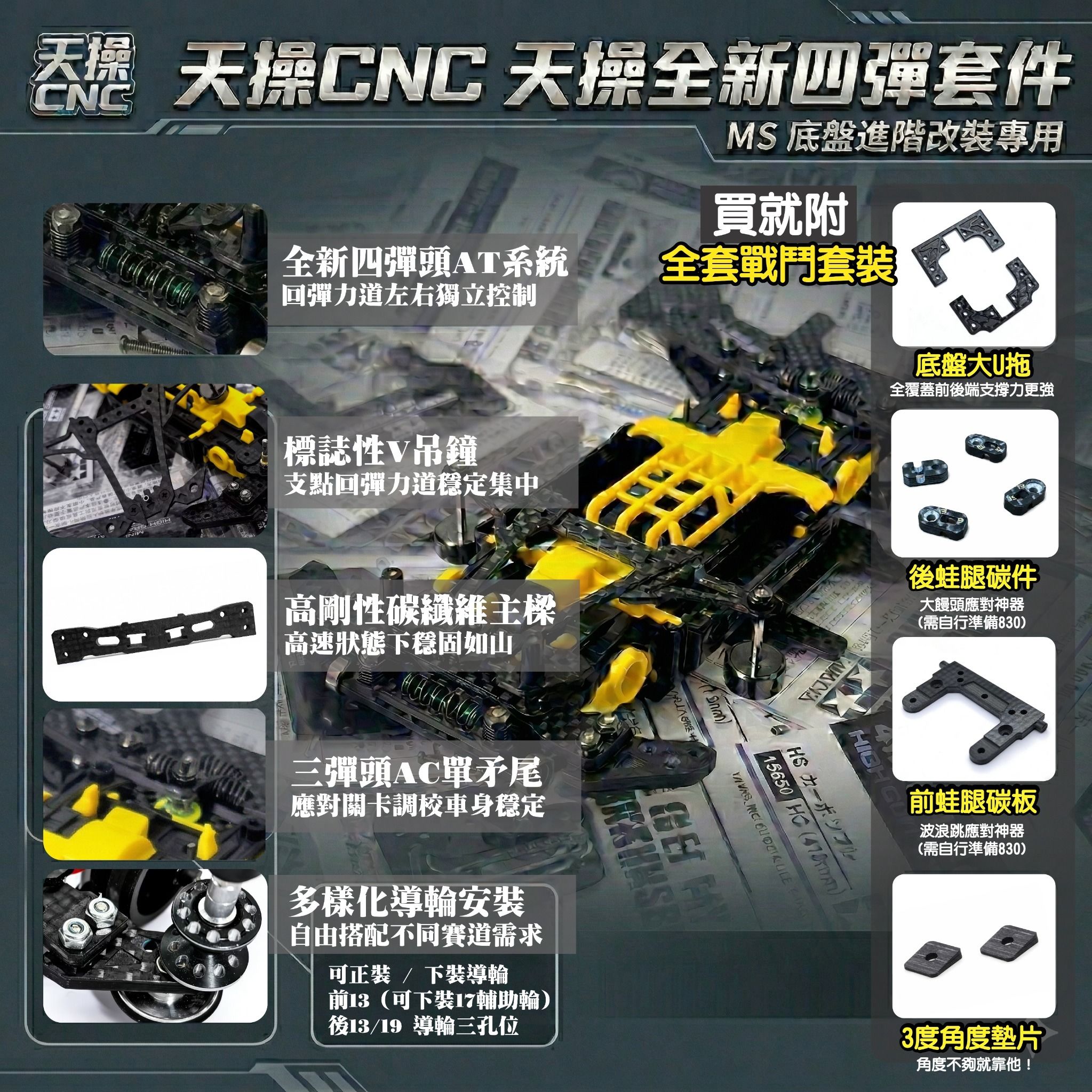 天操2026】 四彈頭＆單矛三彈尾套件