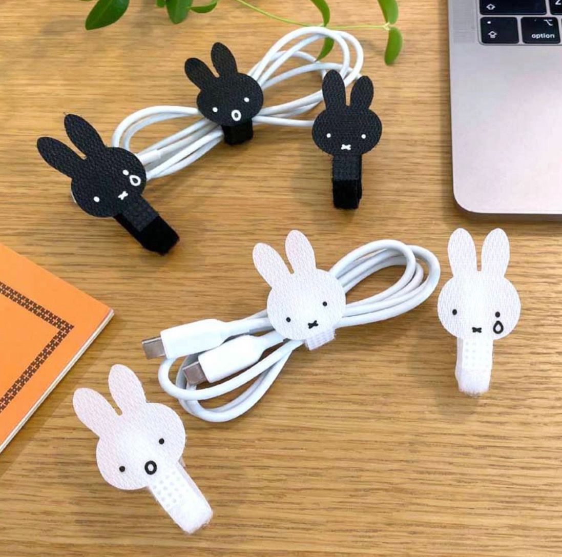 NLJ002 miffy 米飛兔魔鬼氈束線帶