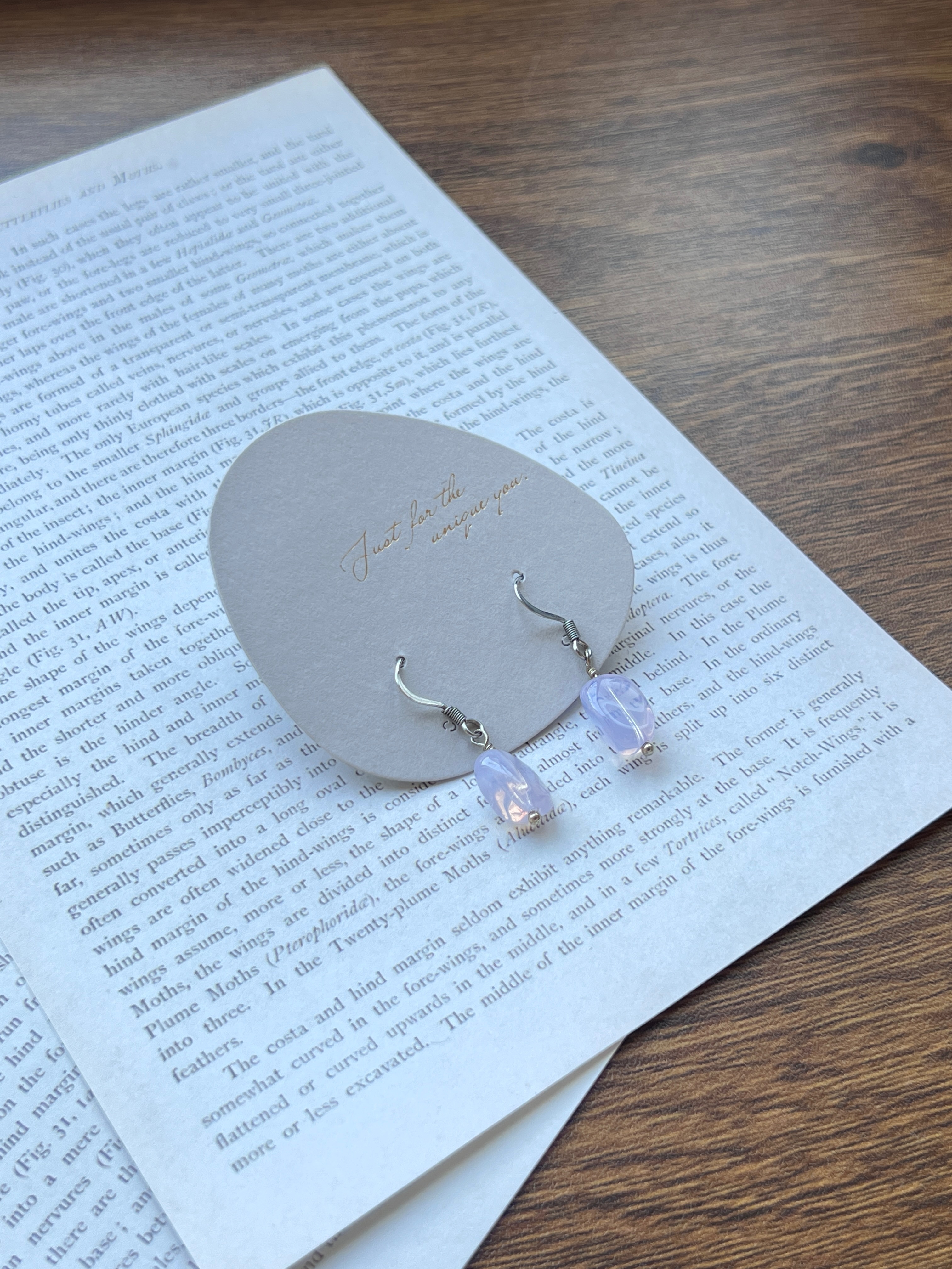 ℙ𝕦𝕗𝕗𝕤｜紫玉髓耳環｜提升個人氣質。避邪