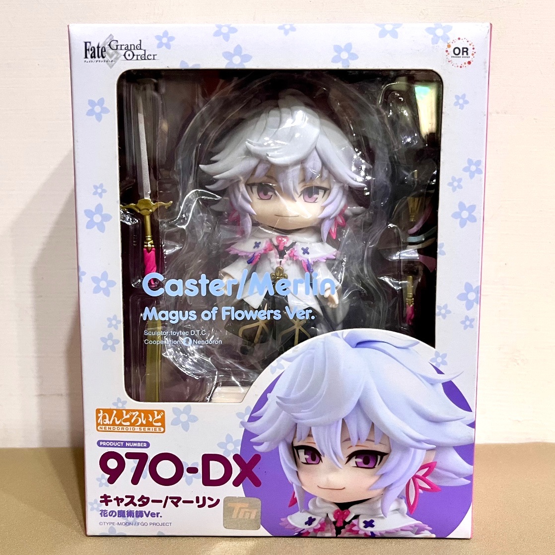 二手僅拆檢 日版 盒污 FGO 梅林 黏土人