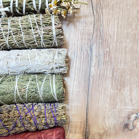 聖木｜白鼠尾草｜雪松｜薰衣草｜迷迭香｜薰香仗 能量薰香仗 植物薰香