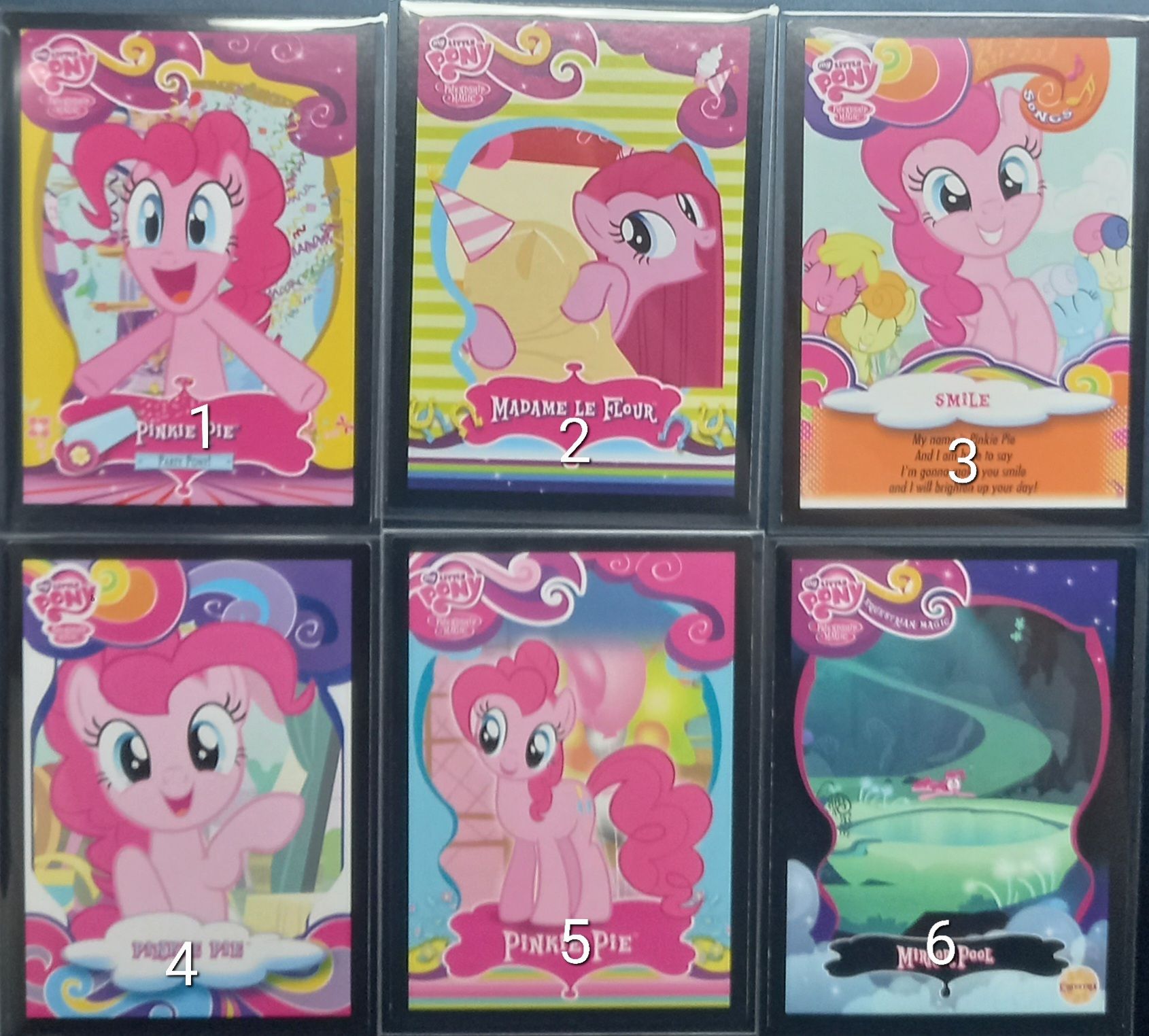 （🍒）現貨My Little Pony彩虹小馬 （美版）碧琪歌詞卡 單張販售