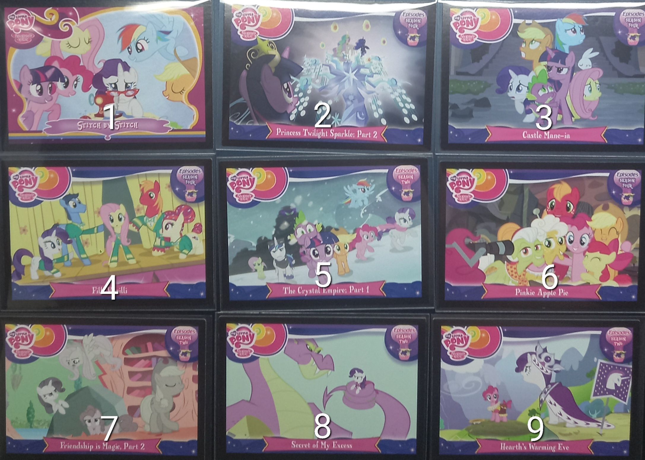 現貨My Little Pony彩虹小馬 （美版）m6歌詞卡 單張販售