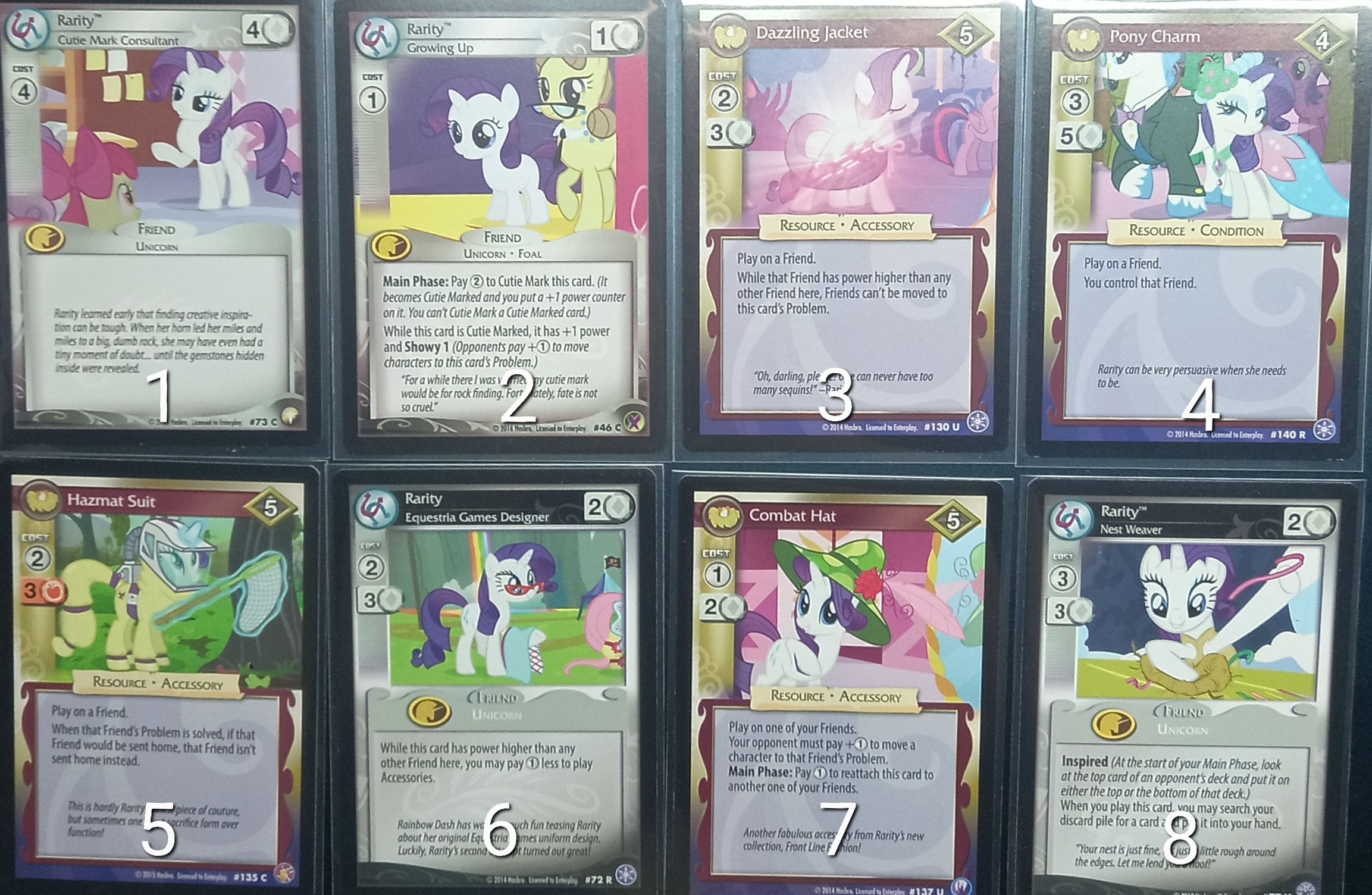 現貨My Little Pony彩虹小馬 （美版）珍奇卡片 單張販售