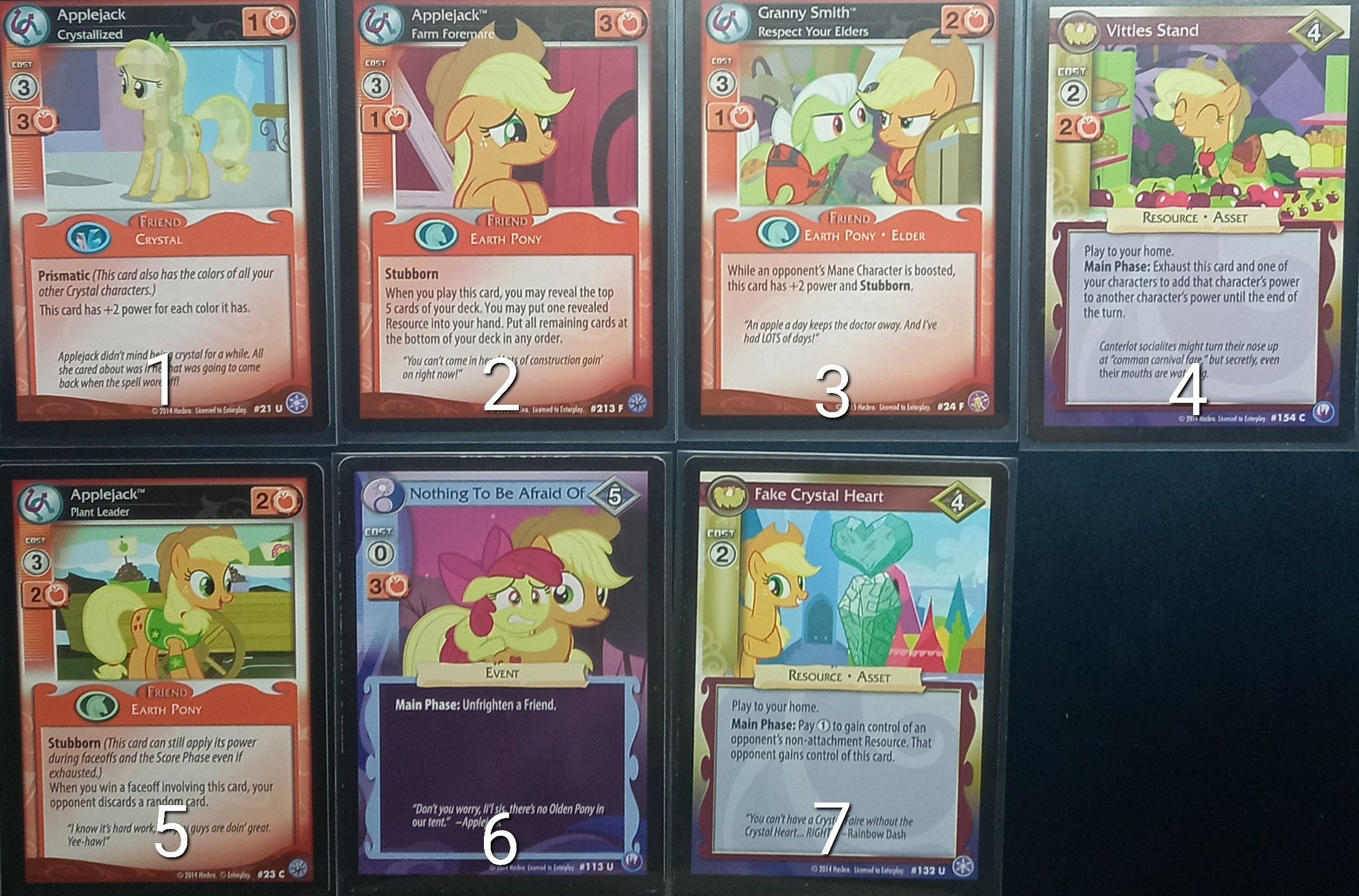 現貨My Little Pony彩虹小馬 （美版）蘋果嘉兒卡片 單張販售