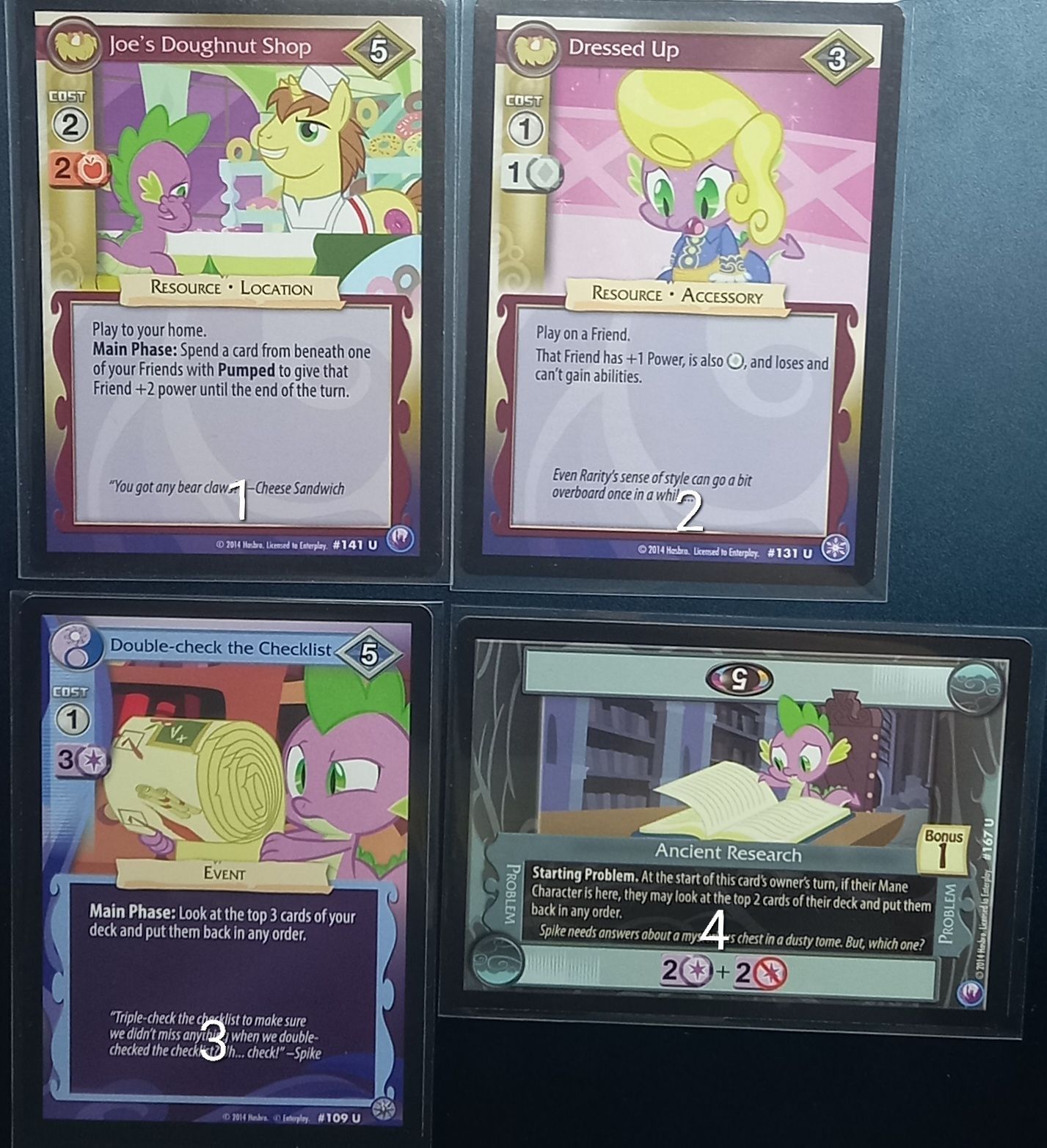 現貨My Little Pony彩虹小馬 （美版）穗龍卡片 單張販售