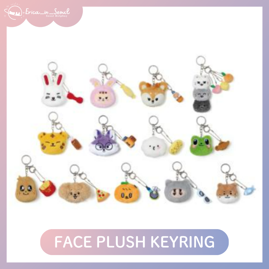 FACE PLUSH KEYRING
