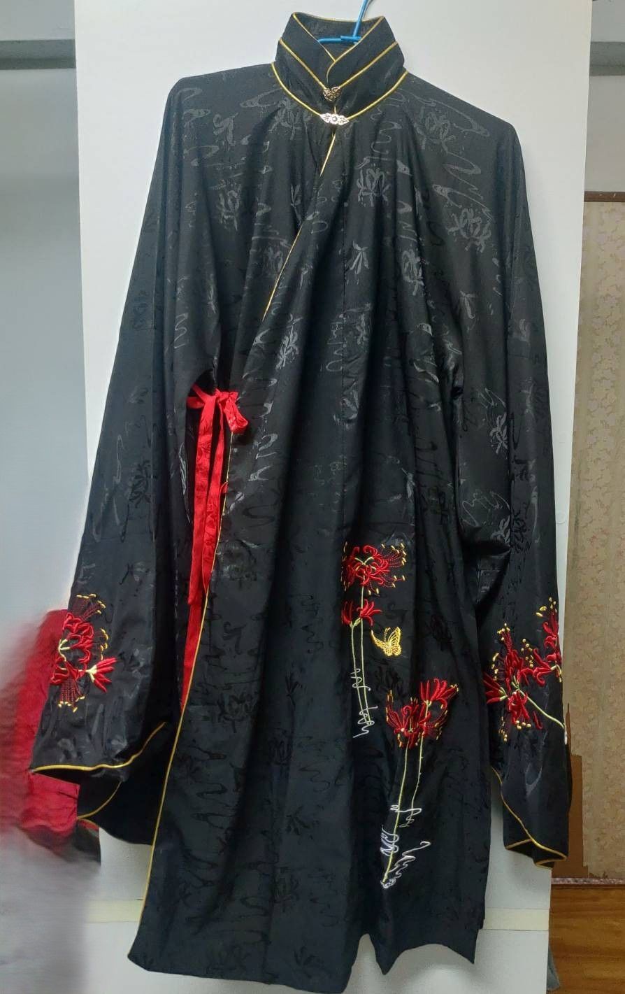 池夏-明製立領斜襟長衫