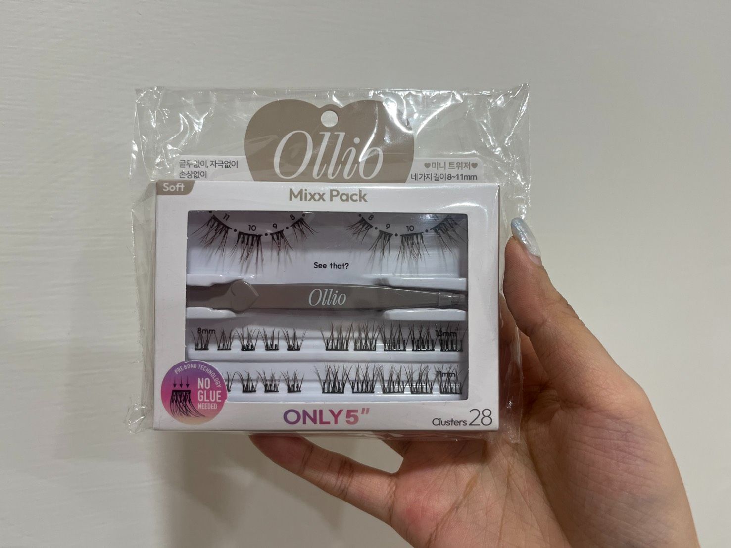 Ollio假睫毛（附鑷子） #soft