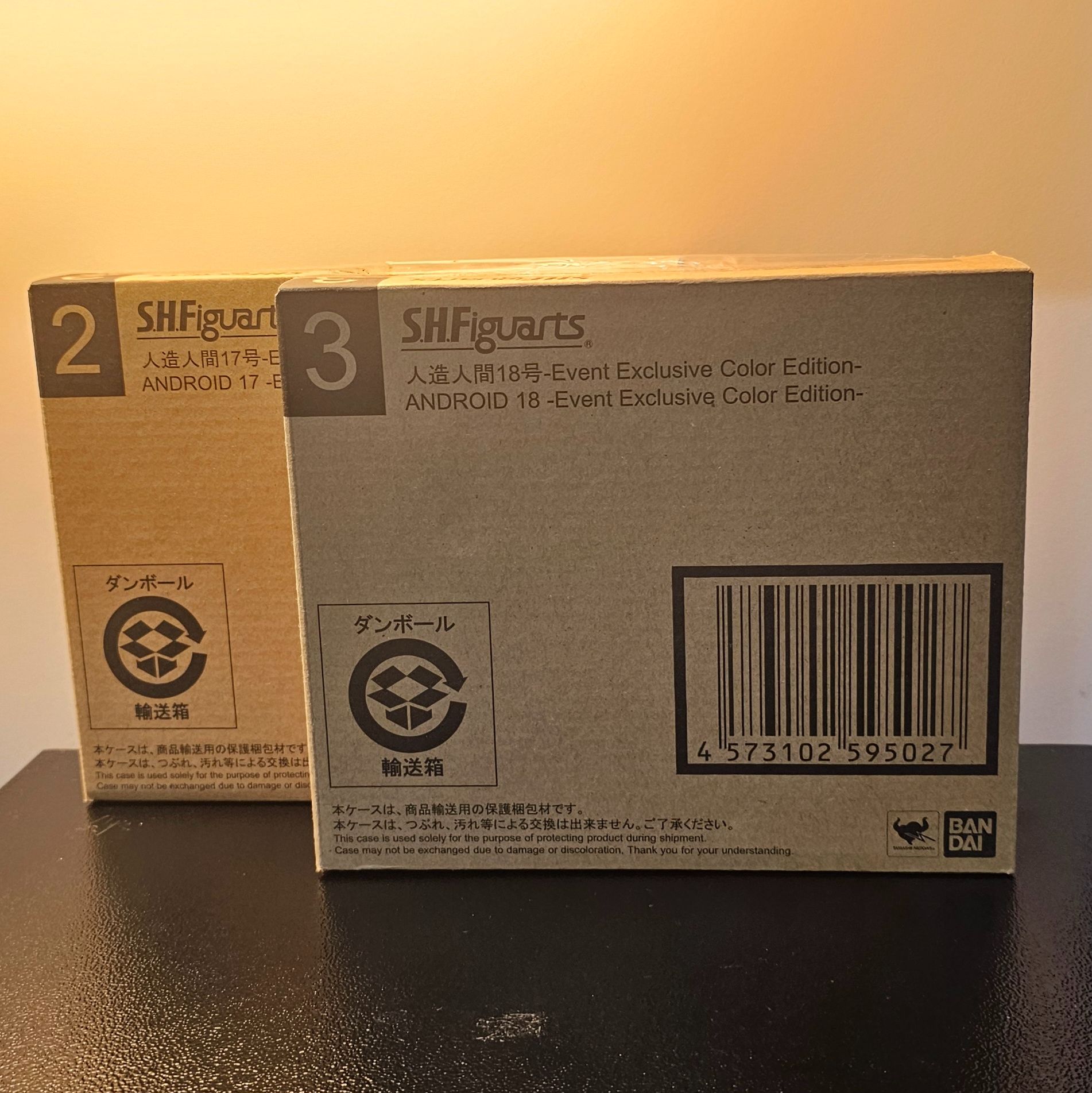 七龍珠 SHF SDCC 人造人 17號 18號