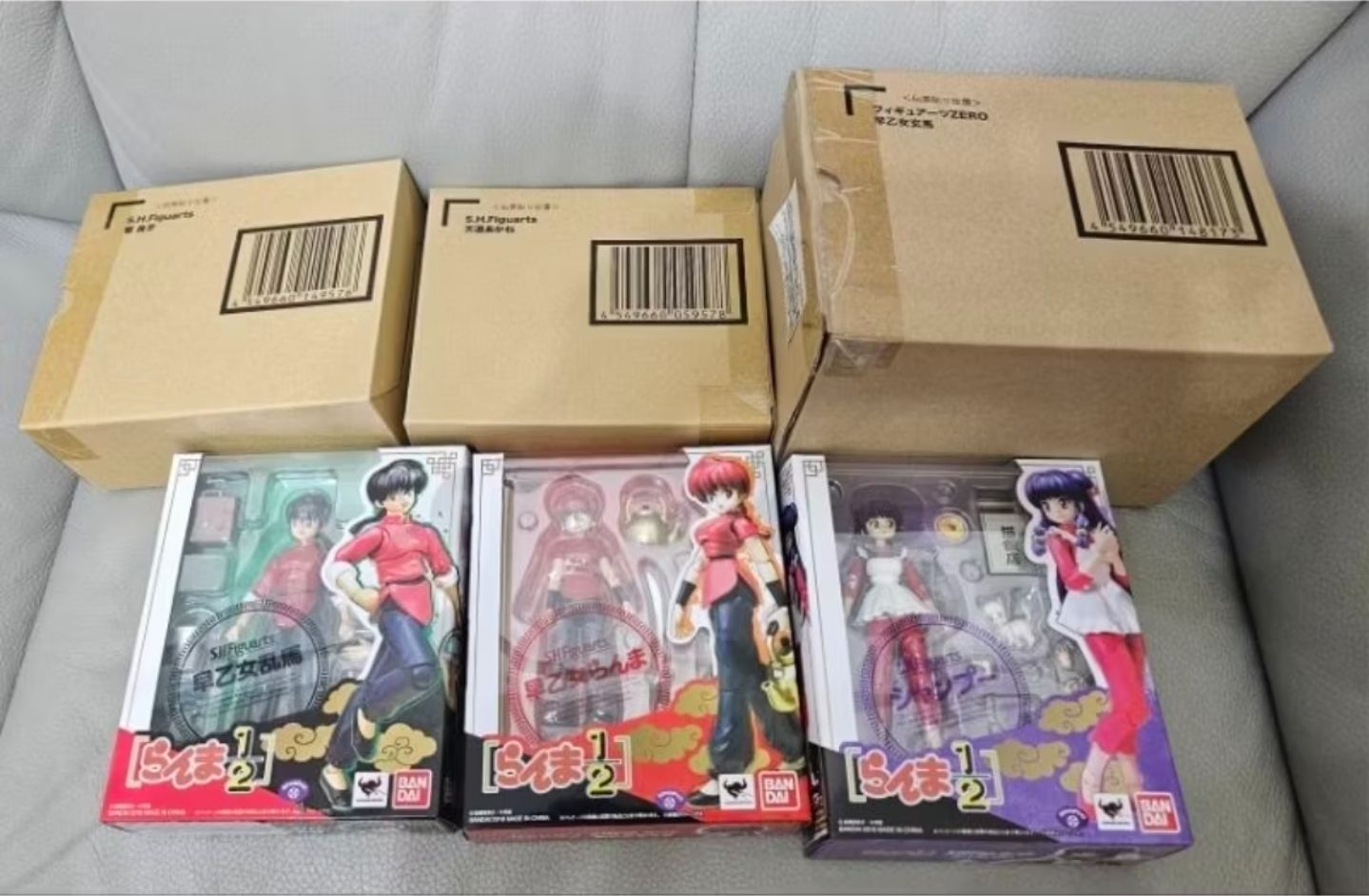 絕版 SHF 亂馬 1/2 天道茜 響良牙 珊璞 早乙女 玄馬 小茜 魂商店 代理版 公仔 拆封 美品