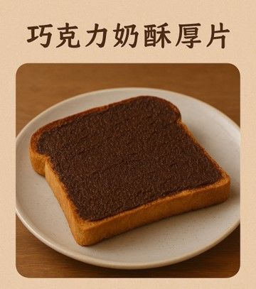 巧克力奶酥厚片