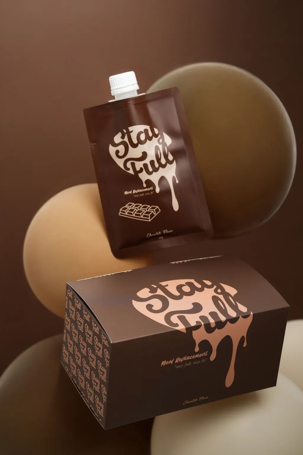 Stayfull代餐 1盒8包 台灣品牌 SGS認證 可可球 伯爵奶茶 莓果 批發代理