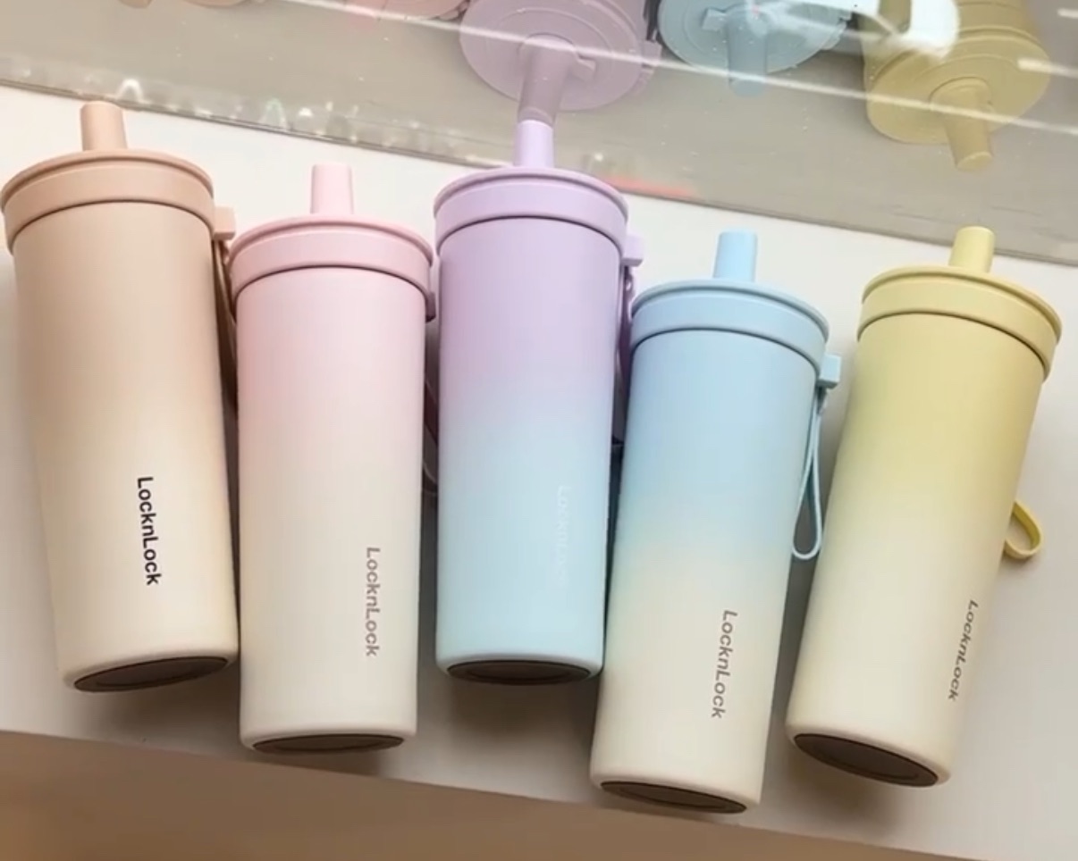 樂扣樂扣｜嚼對FUN飲不鏽鋼吸管杯 720ml