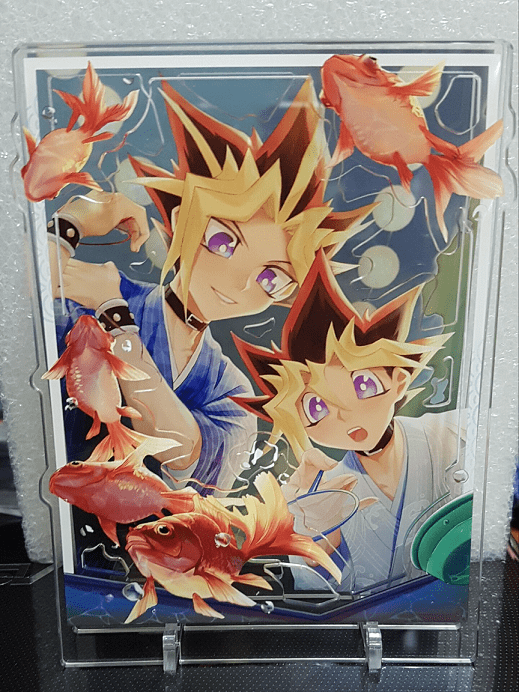 YGO-同人-[遊戲王｜W遊戲] 金魚三層立牌組