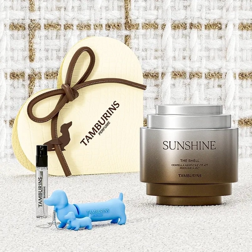 Tamburins 李龍馥聯名 Sunshine 護手霜30ml 送狗狗吊飾+2ml小香