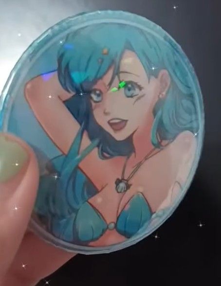 新品人魚徽章