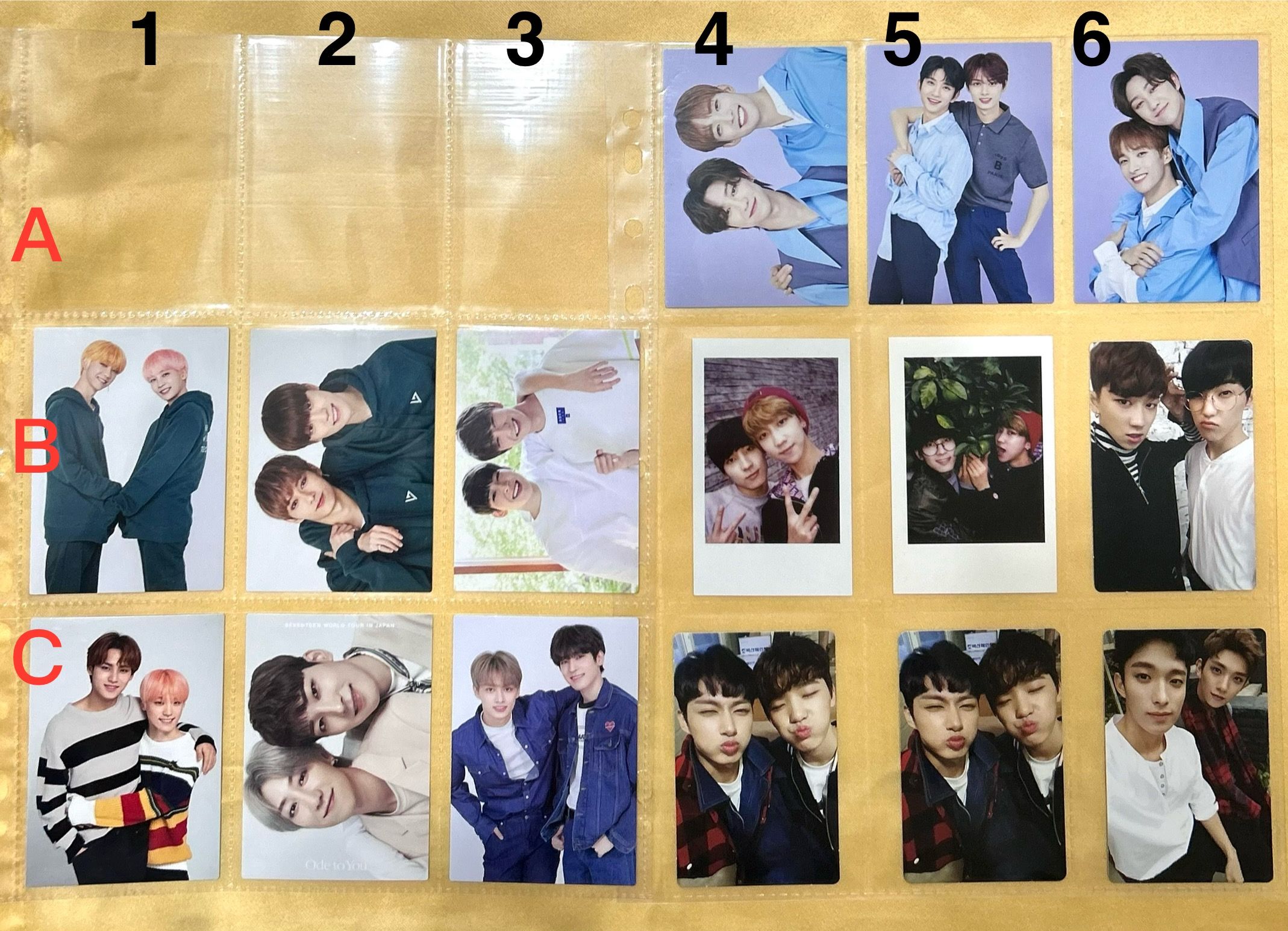 歷年日韓雙人/三人卡（1🍀帶1🌟，2🍀帶2🌟）