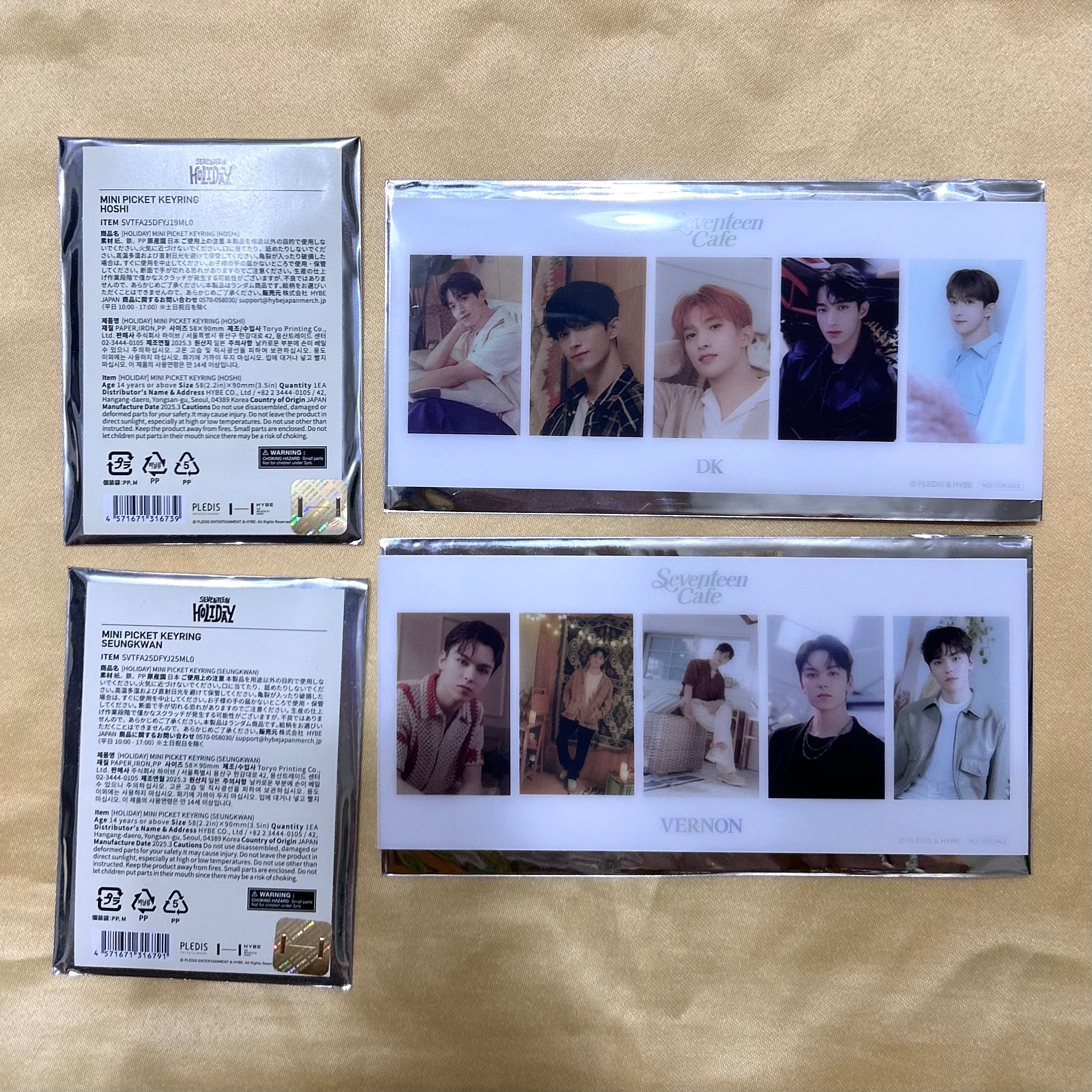 Holiday小扇、小卡、2025咖啡廳特典（🍀需帶🌟）