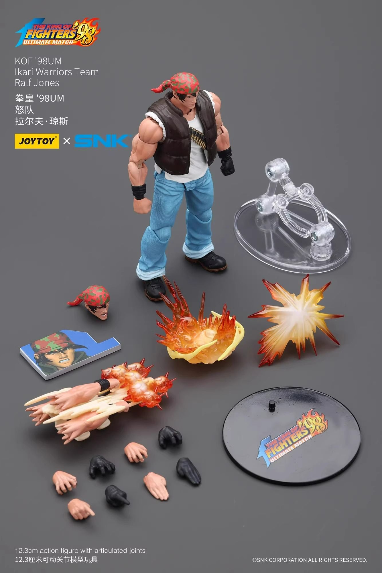 預購第4季 joytoy X SNK 暗源 格鬥天王 KOF98 1/18 拉爾夫 7月19日截止