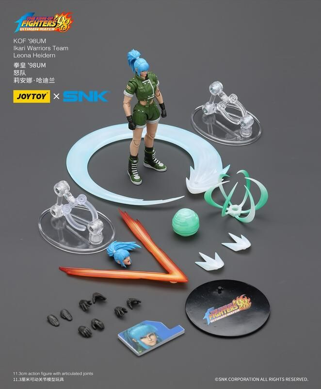 預購第4季 joytoy X SNK 暗源 格鬥天王 KOF98 1/18 莉安娜 7月19日截止