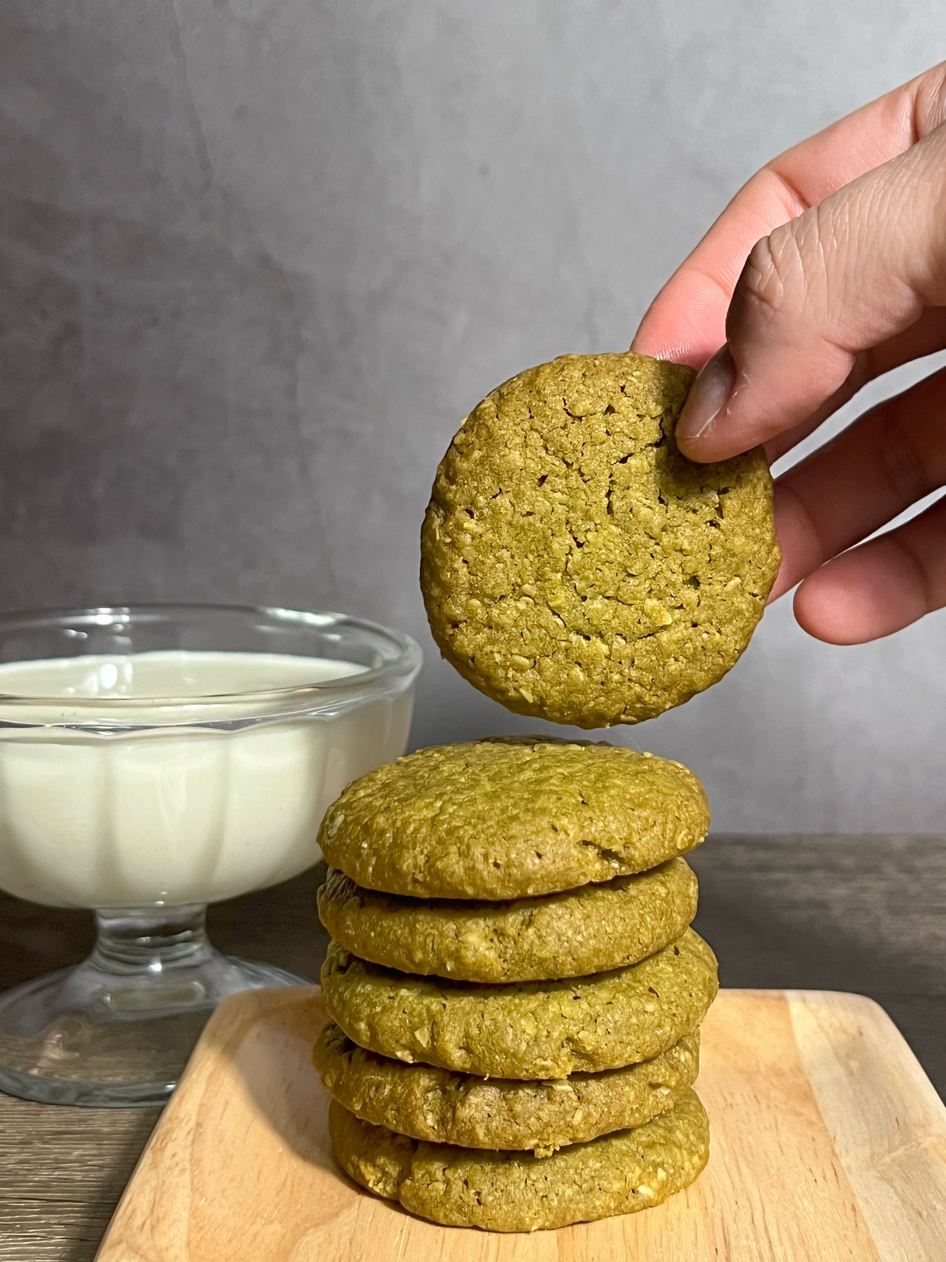 抹茶燕麥消化餅乾