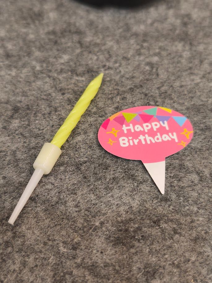 蠟燭+生日插牌