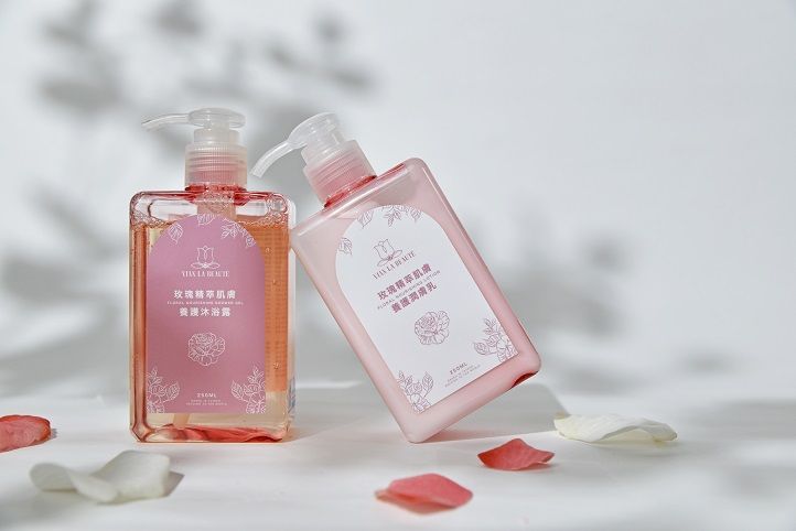 玫瑰精萃肌膚養護沐浴套組