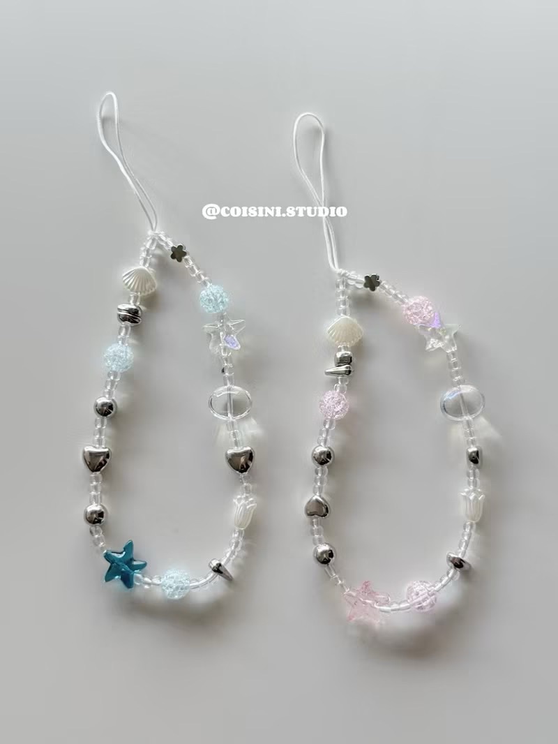 海洋之心🌊 手機掛鏈 CCD串珠掛鏈 海洋 海星 手機掛繩