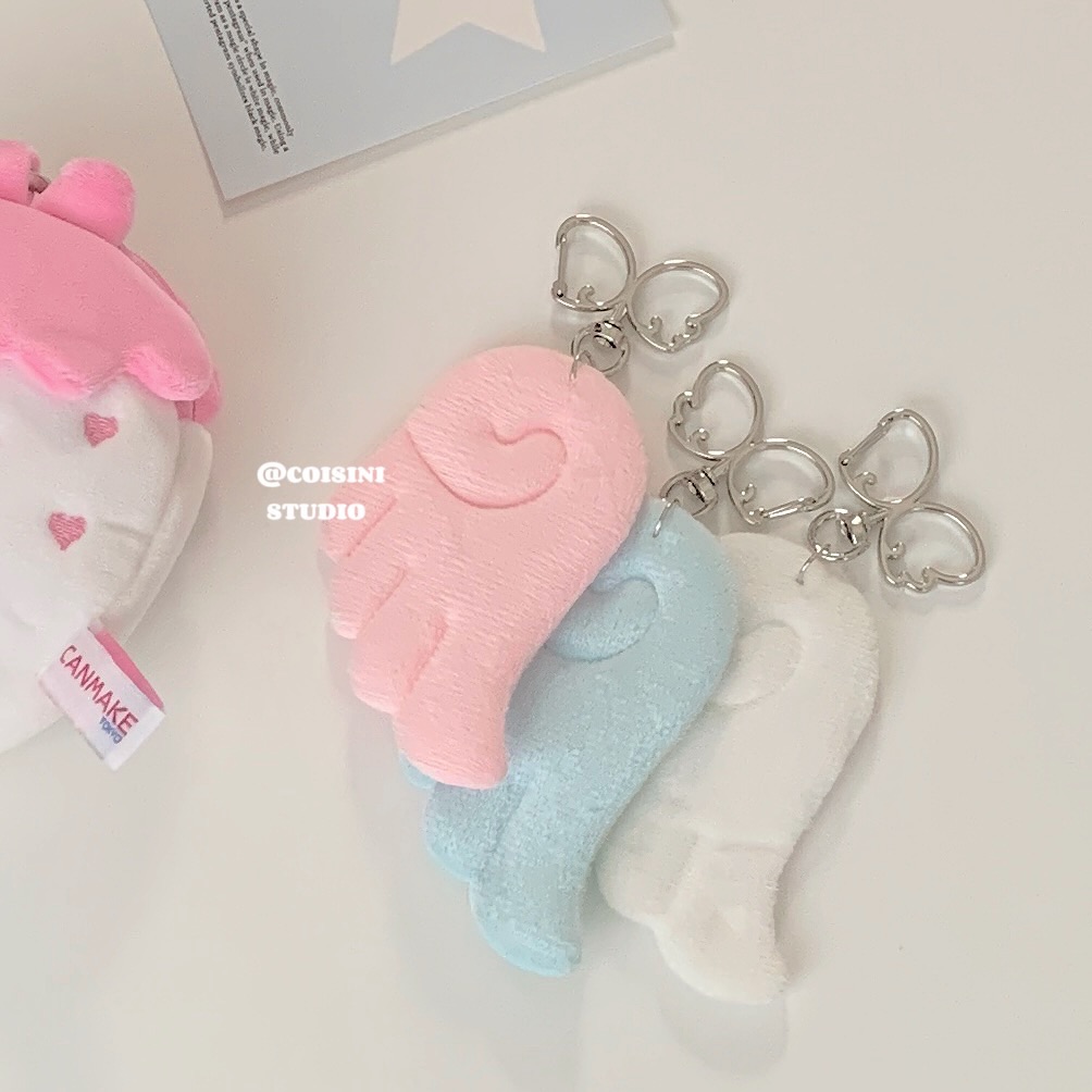 天使毛絨翅膀（3color）吊飾