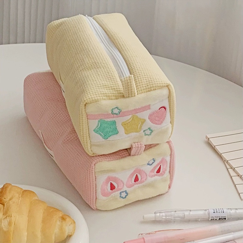 奶油草莓三明治🍓🥪 軟乎乎筆袋！