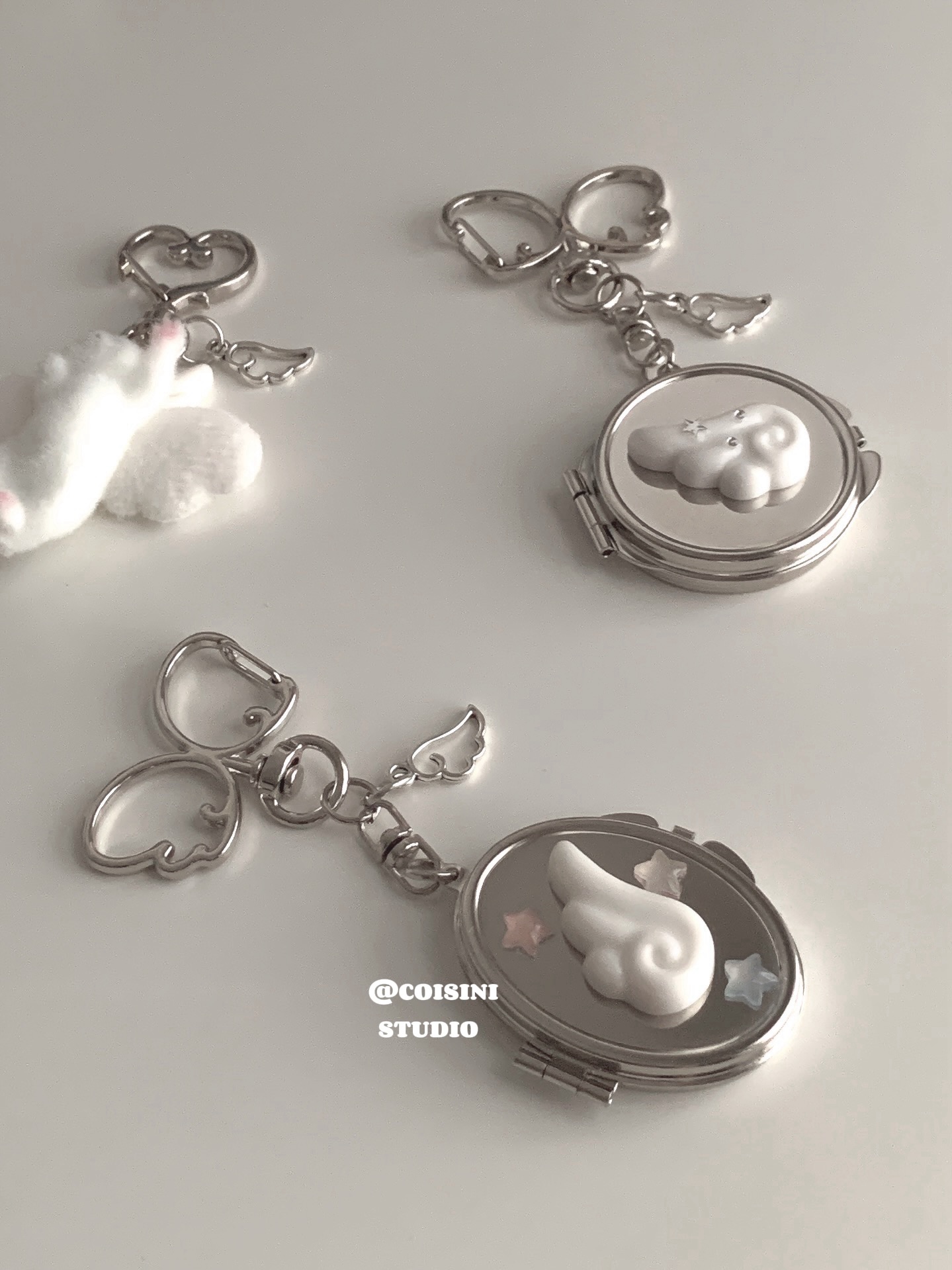 Stellar Wing ໒꒱·翅膀吊墜鏡子掛件（🧷預購）